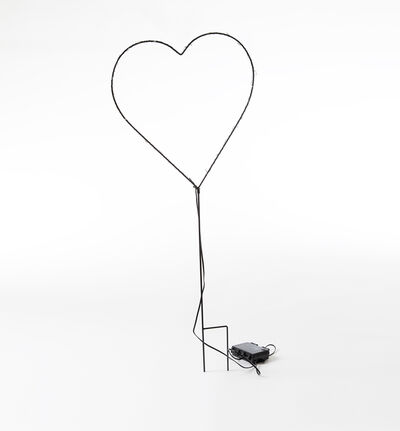 LED hjerte på pinne 70 cm LED hjerte på pinne 70 cm